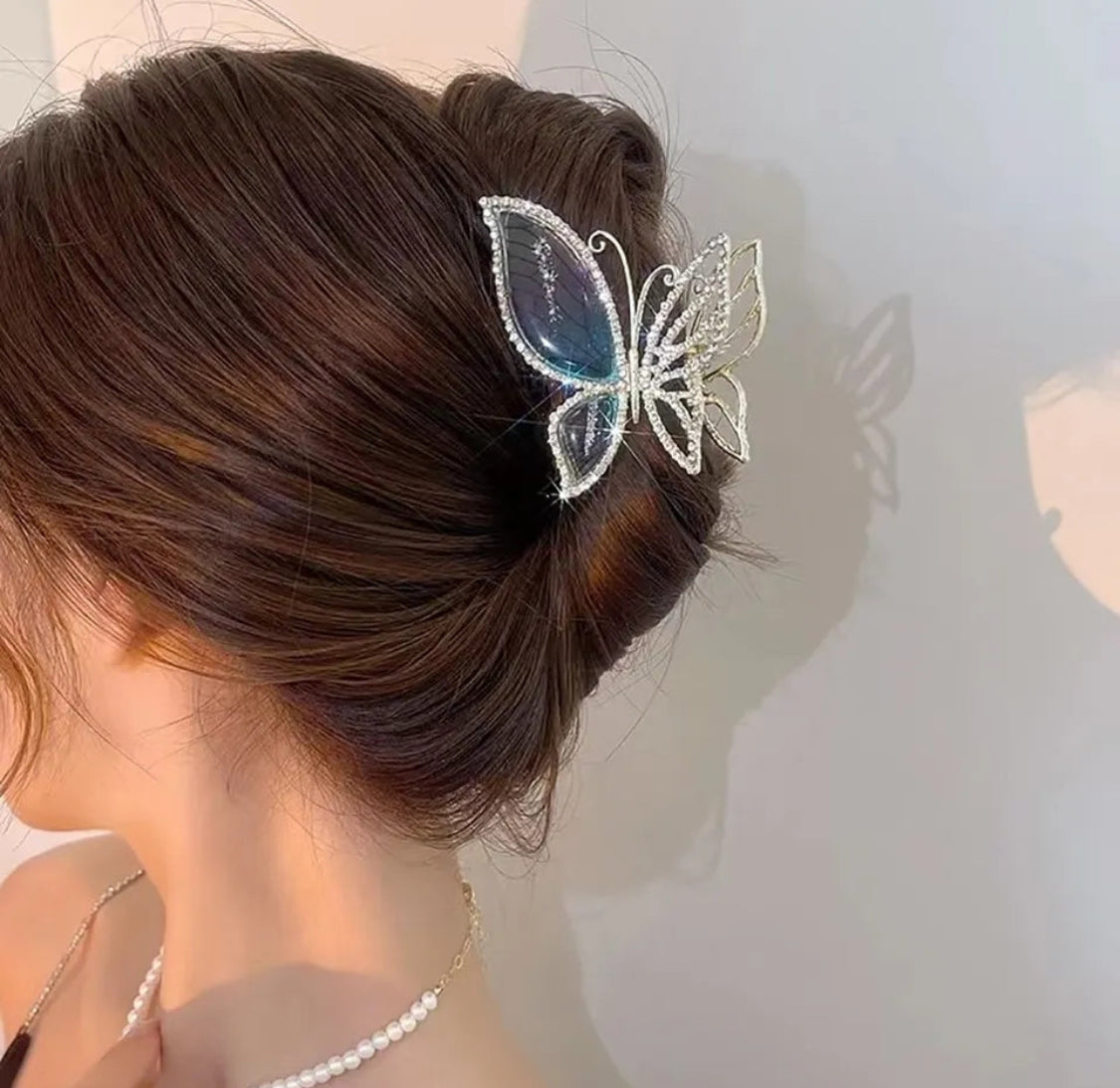 Pinza para Cabello en Forma de Mariposa